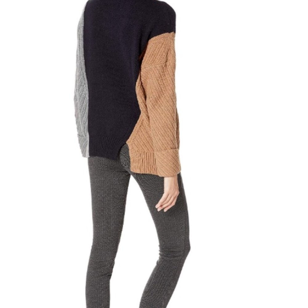 French Connection - Patchwork Multi Color Sweater - Picture 3 of 4